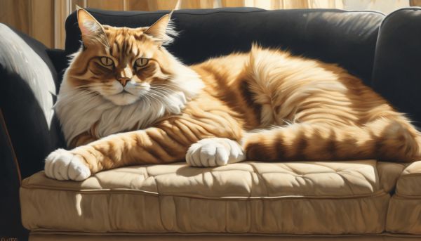 Chat géant Maine Coon : un compagnon doux et affectueux à la taille impressionnante